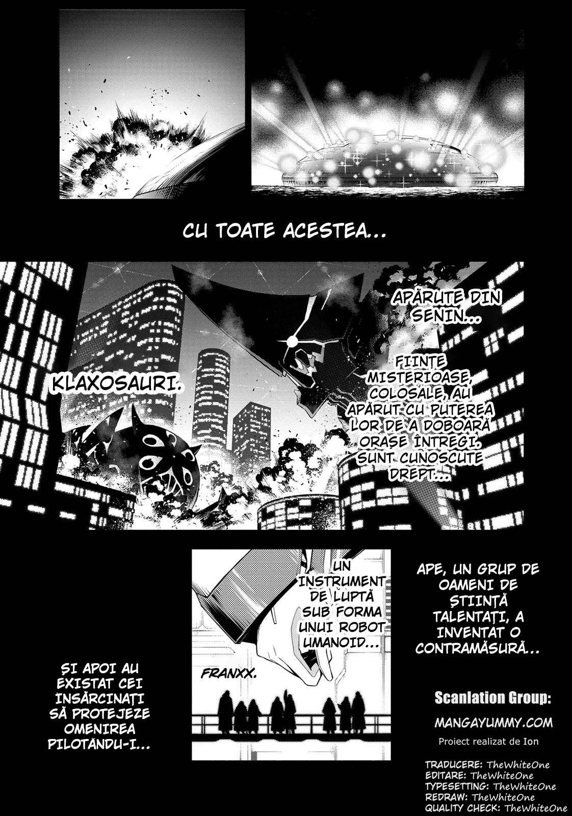 Darling in the Franxx - Capitolul 1