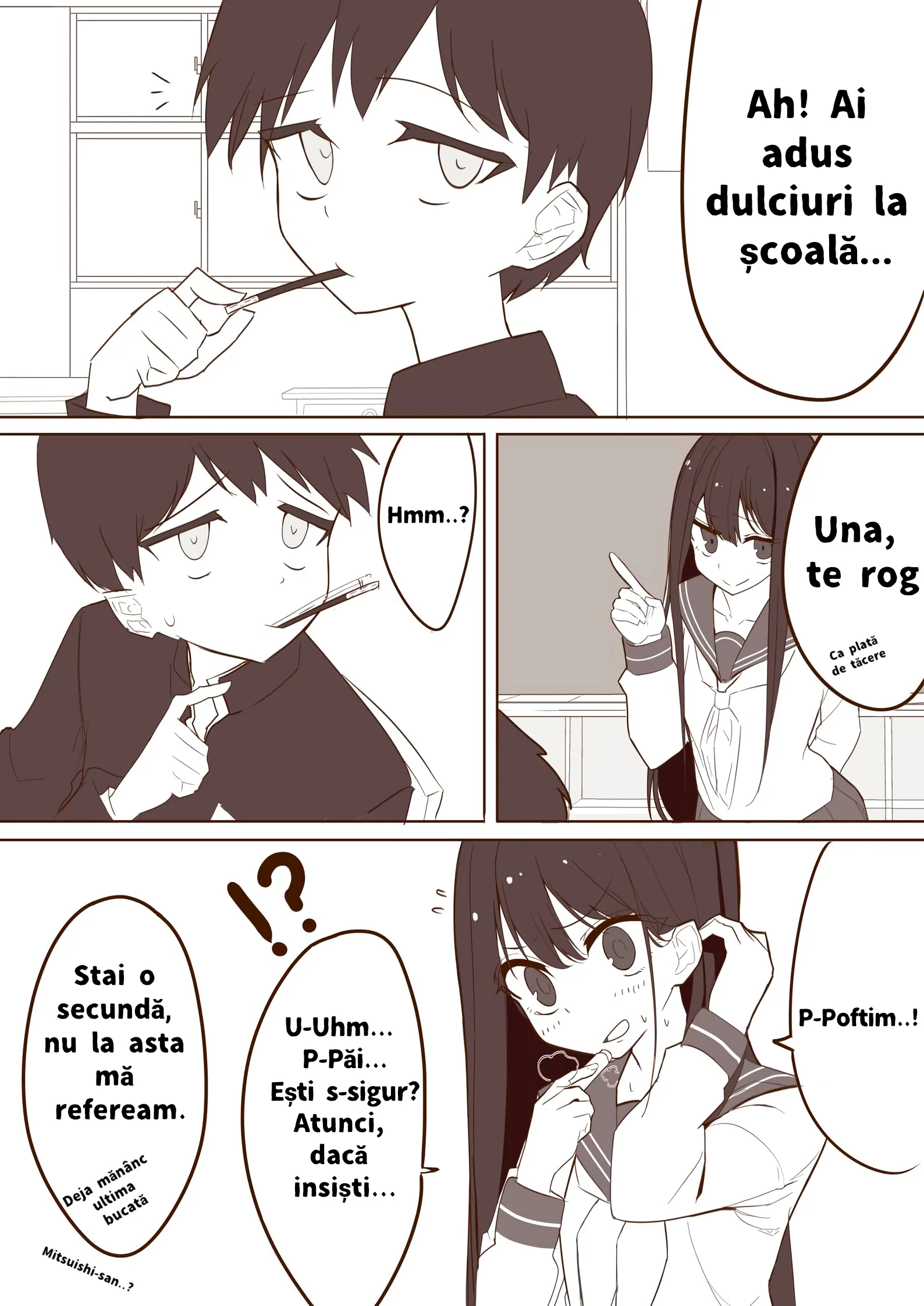 Mitsuishi-san se poartă ciudat anul acesta - Capitolul 3
